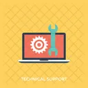 Technik Support Laptop Symbol