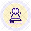 Technological Hologram Line Icon Icon