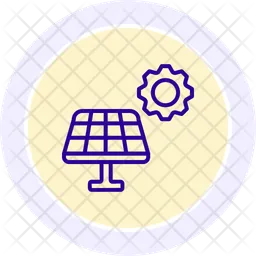 Technologie de l'énergie solaire  Icon