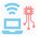 Technologie De Linformation Circuit Puce Icon