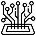 Mobile Technologie Circuit Icône