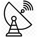 Technologie Satellite Satellite Spatial Antenne Parabolique Icône