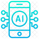 Artificial Intelegence Communication Mobile Icon