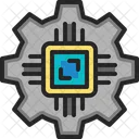 Technology Chip Gear Icon