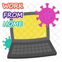 Technology Work Home Work From Home Icon