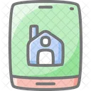 Mobile Home Awesome Lineal Icon Icon