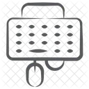 Teclado Hardware De Computador Dispositivo De Entrada Ícone