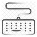 Teclado Hardware Informatico Dispositivo De Entrada Icono