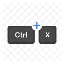 Cortar teclado de atalho  Ícone