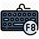 Teclado F8  Ícone