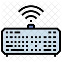 Teclado Inalambrico Mecanografia Icono