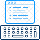 Monitorar Teclado Tecnologia Tela Ícone
