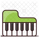 Teclado Musical Piano Instrumento Electrico Icono