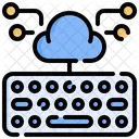 Teclado en la nube  Icono