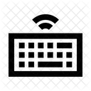 Teclado Sem Fio Dispositivo De Entrada Digitacao Ícone
