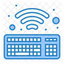 Teclado Sem Fio Teclado Wi Fi Ícone