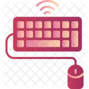 Teclado y ratón  Icono