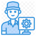 Tecnico Avatar Ocupacion Icono