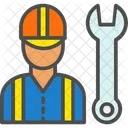 Tecnico Trabajador Mano De Obra Icon