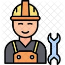 Tecnico Avatar Trabajo Icono