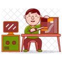 Técnico de informática  Ícone