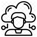 Gestion Sistema De Nube En Linea Icon