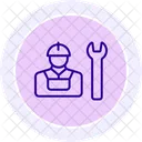 Icono De Linea Tecnico Icon