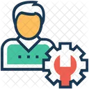 Tecnicos Servico Avatar Ícone
