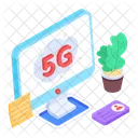 Tecnología 5G  Icono