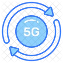 5 G Tecnologia Atualizacao Ícone