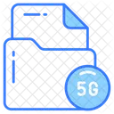 5 G Rede Internet Ícone