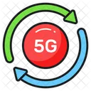 5 G Tecnologia Atualizacao Ícone