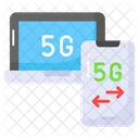 5 G Rede Conexao Ícone