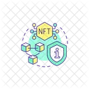 Conceptos De Pantalla De Aplicacion Nft Icono