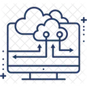 Tecnología de computación en la nube  Icono