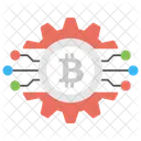 Tecnología de minería de bitcoins  Icono