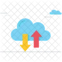 Upload E Download Na Nuvem Upload Na Nuvem Computacao Em Nuvem Ícone