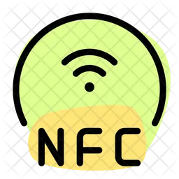 Tecnologia de sensor nfc  Ícone