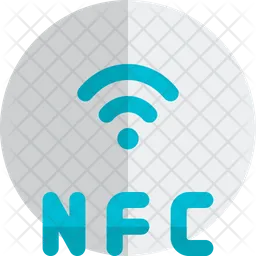 Tecnología de sensores nfc  Icono