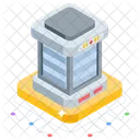 Tecnologia De Servidor Datacenter Backup De Dados Ícone