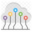 Tecnología en la nube  Icono