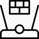 Tecnología de holograma de cortafuegos  Icono
