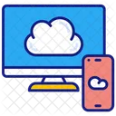 Tecnología en la nube  Icon