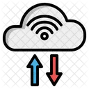 Tecnología en la nube  Icono