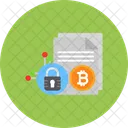 Tecnología de papel Bitcoin  Icono