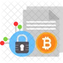 Tecnologia De Papel Bitcoin Bitcoin Papel Icon