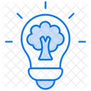 Tecnologia Verde Energia Sostenible Sostenible Icono