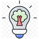 Tecnologia Verde Energia Sostenible Sostenible Icono