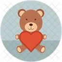 Teddy With Heart Icon