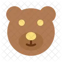 Teddy Face Toy Icon